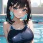 ハメられスク水っ娘