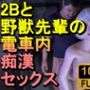 2Bと野獣先輩の電車痴●セックス「私を見てー！」