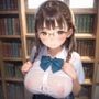 童顔巨乳女子校生と図書館で中出しHする04