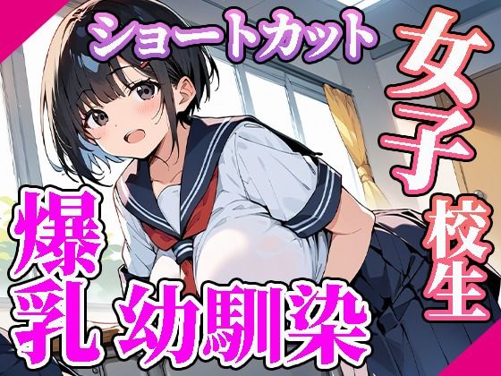 ショートカット女子校生爆乳幼馴染とイチャイチャエッチ