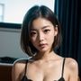 キャミソールが似合うきれいなお姉さん