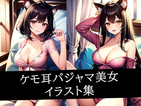 ケモ耳パジャマ美女イラスト集