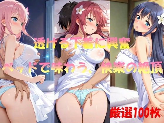 透ける下着に興奮ベッドで味わう快楽の絶頂