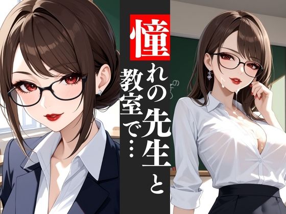 知的で美しい巨乳教師と教室で…魅惑のマダムとのひととき