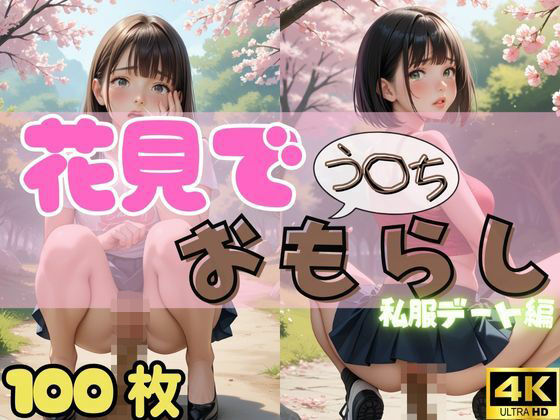 花見デートで我慢できずうんちおもらし（私服ver.）