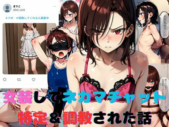 女装してネカマチャットしてたら特定＆調教された話