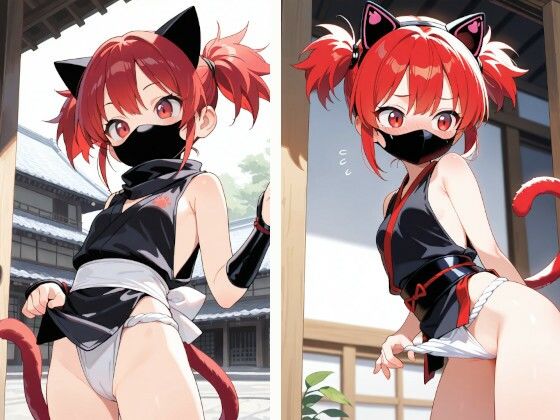 マスクくノ一忍者とふんどし