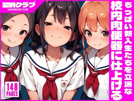 ちっぱい新入生たちは立派な校内肉便器に仕上げられる