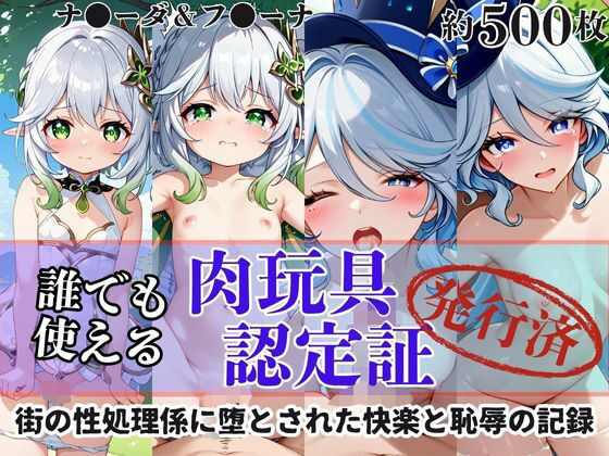 肉玩具認定証発行！！街の性処理係堕ち。―快楽と恥辱の記録―ナ●ーダ＆フ●ーナ編