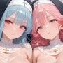巨乳シスターとハーレムエッチ