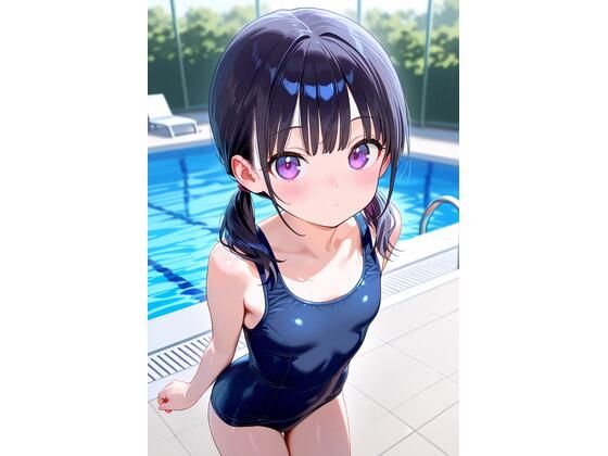 幼なじみとプールえっち