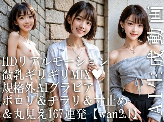 微乳ギリギリMIX（はーと）規格外AIグラビア─ポロリ＆チラリ＆寸止め＆丸見え167連発