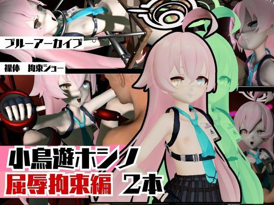 ブルーアーカイブの小鳥遊ホシノ生誕祭、誕生日ということで拘束調教動画2本セット！