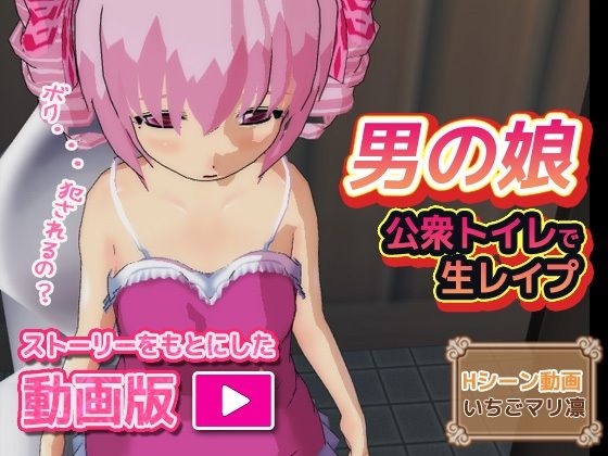 男の娘〜公衆トイレで生レ●プ