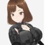 黒いウェアを着ている巨乳のお姉さん（セリフなし3DCGモデルイラスト集）