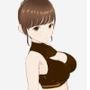 戦ってるようなファッションブラの巨乳美女（セリフなし3DCGモデルイラスト集）