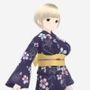 ショートヘアの浴衣のお姉さん（セリフなし3DCGモデルイラスト集）