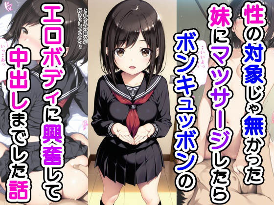 性の対象じゃなかった妹にマッサージしたらボンキュッボンのエロボディに興奮して中出しまでした話