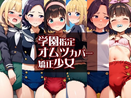 学園指定オムツカバー矯正少女