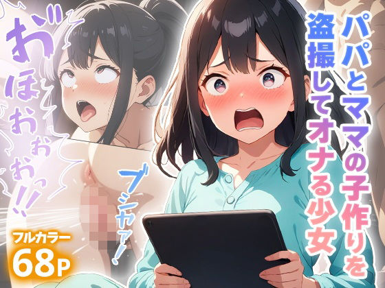 パパとママの子作りを盗撮してオナる少女