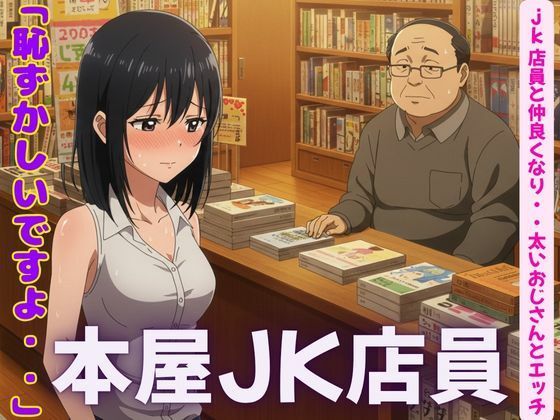 本屋のJK店員と仲良くなり、太いおじとセックスしまくる