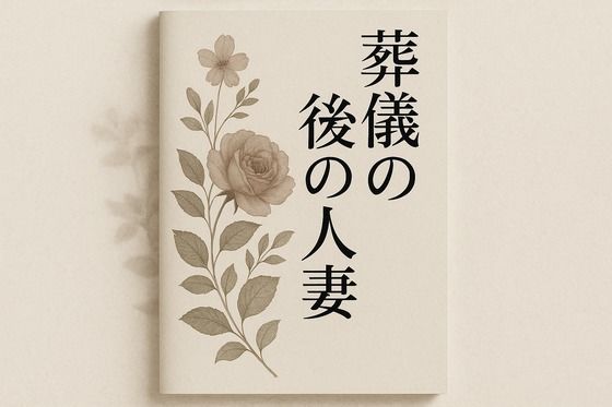 葬儀の後の人妻