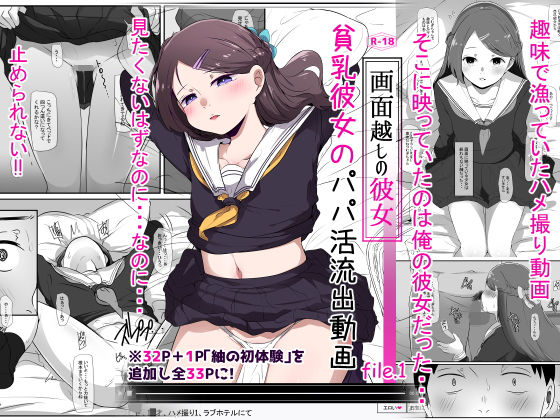 画面越しの彼女〜貧乳彼女のパパ活流出動画・file.01〜