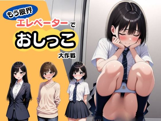 エレベーターでおしっこ大作戦！〜部活・飲み会帰りに野ションできずに、羞恥の室内放尿〜
