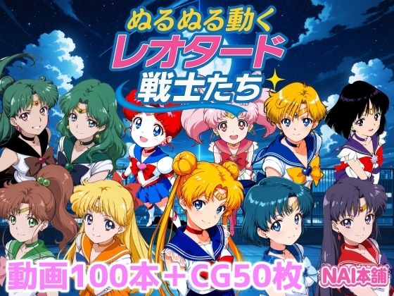 ぬるぬる動くレオタード戦士たち