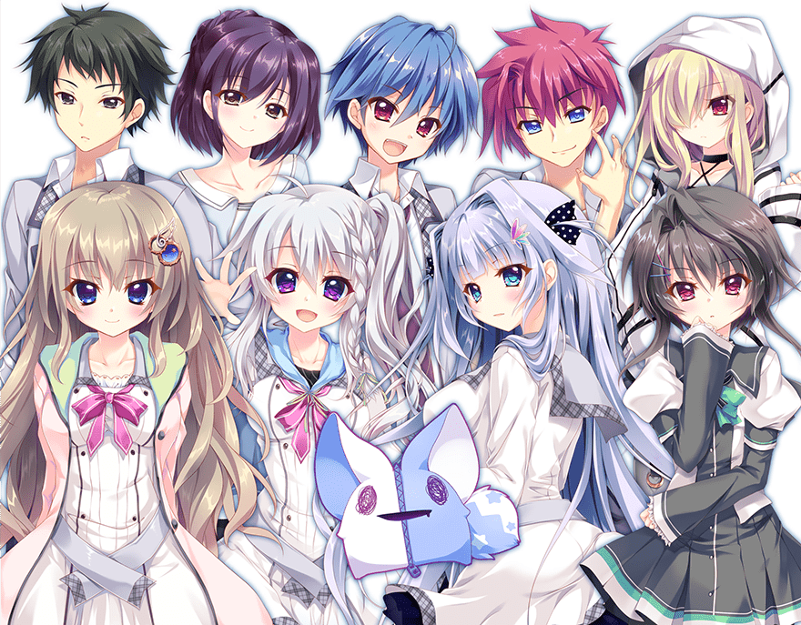 主要キャストの9-nine-クリア記念インタビューを収録