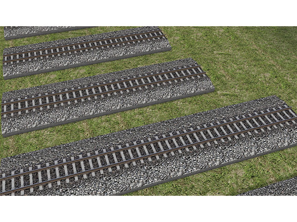 鉄道模型シミュレーターNX 017 NXS-7mmレールPC枕木基本セット 画像9