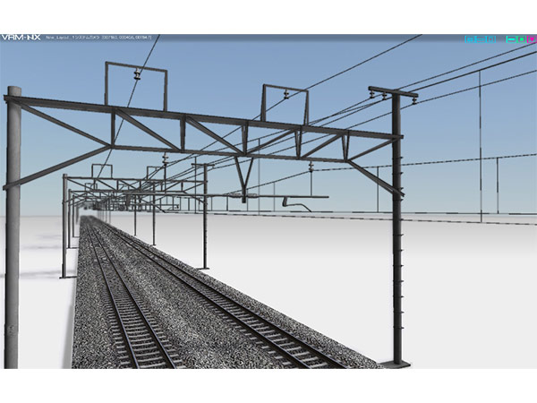 鉄道模型シミュレーターNX 031 NXS架線柱セット1 (PCシンプル) 画像2