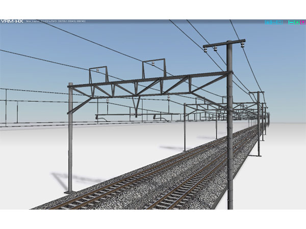 鉄道模型シミュレーターNX 031 NXS架線柱セット1 (PCシンプル) 画像3