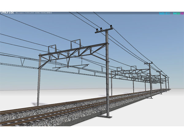 鉄道模型シミュレーターNX 032 NXS架線柱セット2 (PCコンパウンド) 画像1