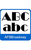 AFS復刻欧文フォント AFSBroadway