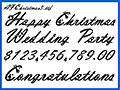 アンティークな筆記体 AFChristmas3 画像1
