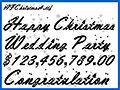 アンティークな筆記体 AFChristmas4 画像1