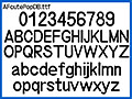 キュートな丸ゴシック欧文フォント AFcutePopDB 画像1