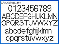 キュートな丸ゴシック欧文フォント AFcutePopL 画像1