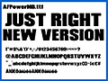 注意喚起欧文フォント AFPowerMB 画像1