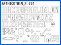 大文字見出し専用 AFTHICKTHIN_F 画像1