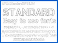 本文と見出しに使える欧文フォント AF26StandardBF85 画像1