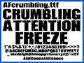 クラック欧文フォント AFcrumbling 画像1
