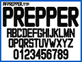 クラック欧文フォント AFPREPPER 画像1