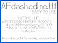 破線欧文 AFdashedline 画像1