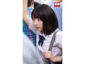 色白ショートカット小尻女子○生 恐怖で振り向けない背後から指が徐々にマ○コに近づく尻ワレメ痴漢で興奮し腰を前後に振りだす発情女