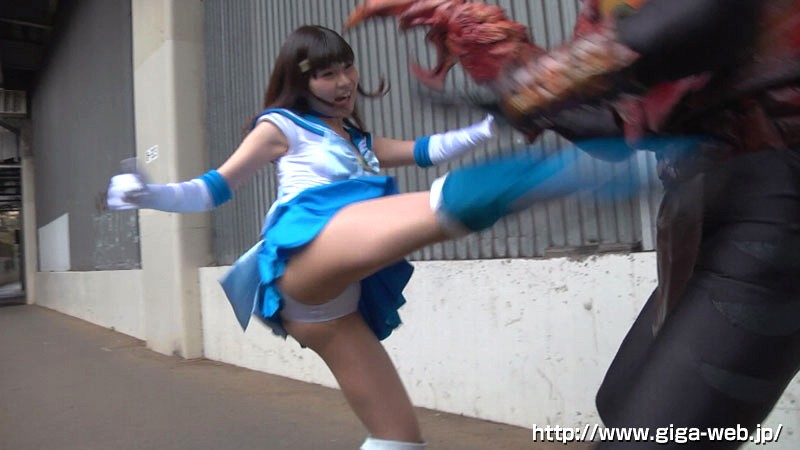 ヒロインぶっかけ凌辱 セーラードルフィン 彩城ゆりな サンプル画像 No.1