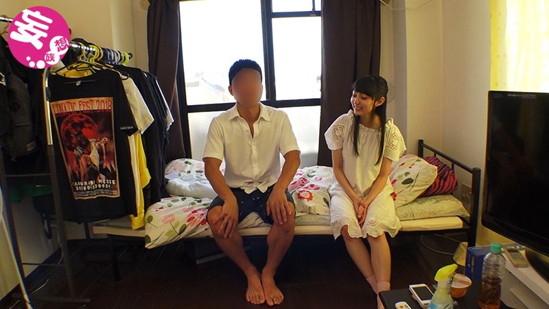 「この見た目でヤリマンビッチってドン引きですか?」清楚系ド貧乳スレンダー メイドカフェ勤務あかねちゃん18才 AVデビュー サンプル画像 No.5