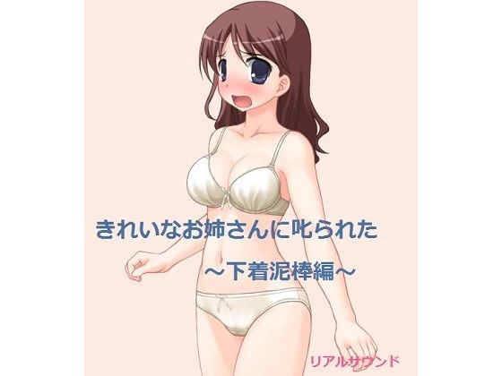 きれいなお姉さんに叱られた～下着泥棒～