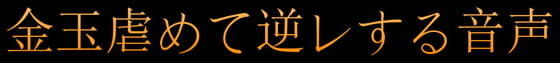 先生の金玉虐めて逆レする音声